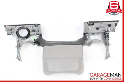 11-18 Porsche Cayenne S 958 Steering Column Dash Trim Cover Panel Gray OEM