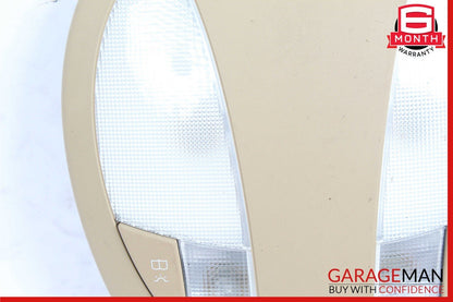 07-09 Mercedes W211 E550 E350 E63 AMG Rear Overhead Dome Light Reading Map Brown