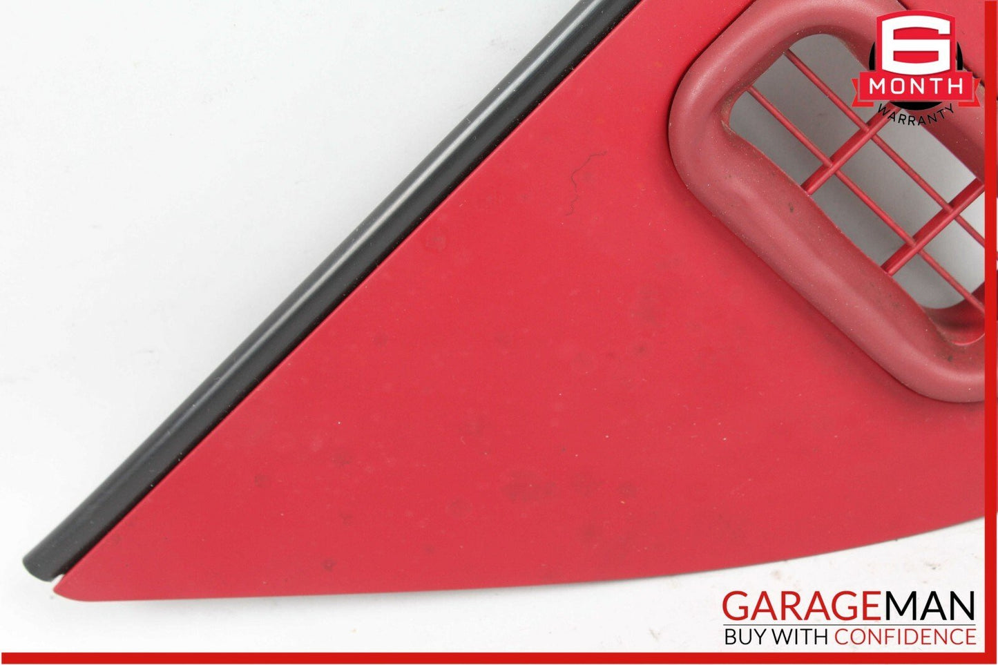 14-18 Maserati Quattroporte Front Left Dashboard Dash End Cover Trim Panel Red
