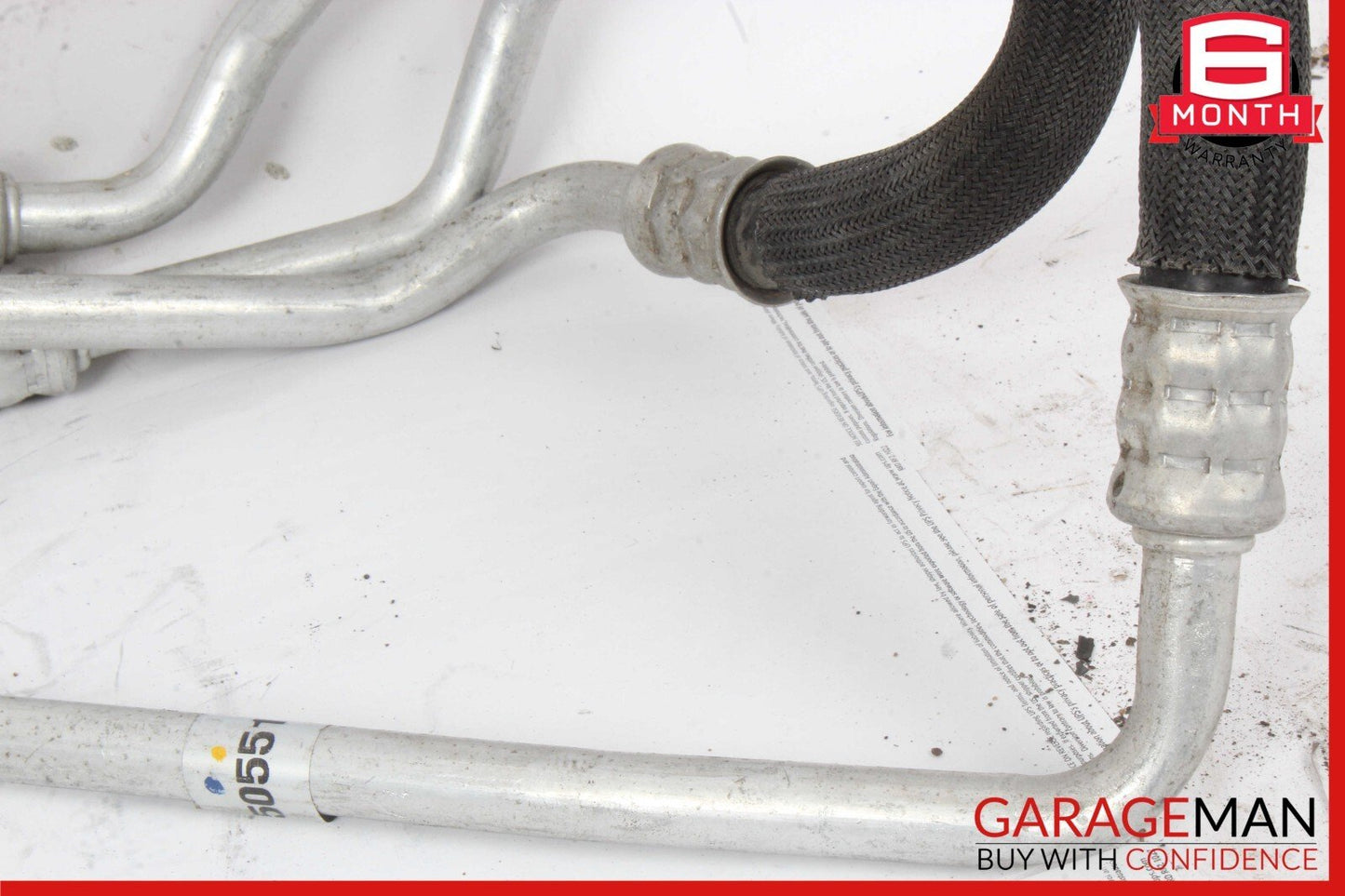 17-21 Alfa Romeo Giulia 2.0L A/C AC Air Conditioning Compressor Hose Lines OEM