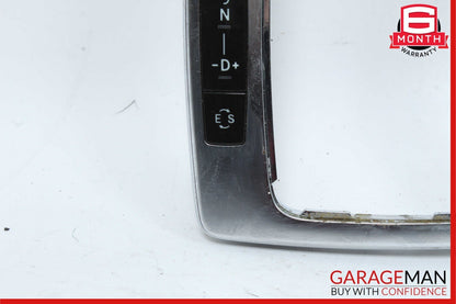08-14 Mercedes W204 C350 E350 Center Console Shift Shifter Bezel Trim Silver OEM
