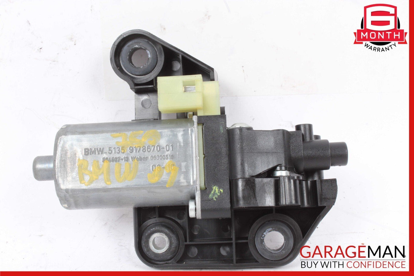 09-15 BMW 750i 750Li Rear Right Side Door Window Sun Privacy Shade Motor OEM
