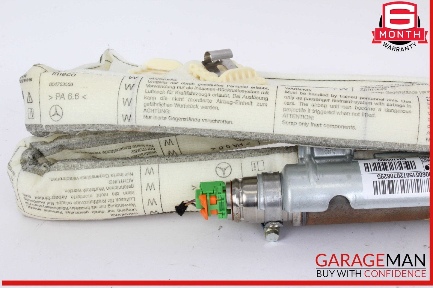 08-14 Mercedes W204 C300 C250 Right Side Roof Curtain Airbag Air Bag OEM