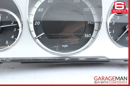 10-13 Mercedes W212 E350 E550 Speedometer Odometer Instrument Cluster Gauge OEM