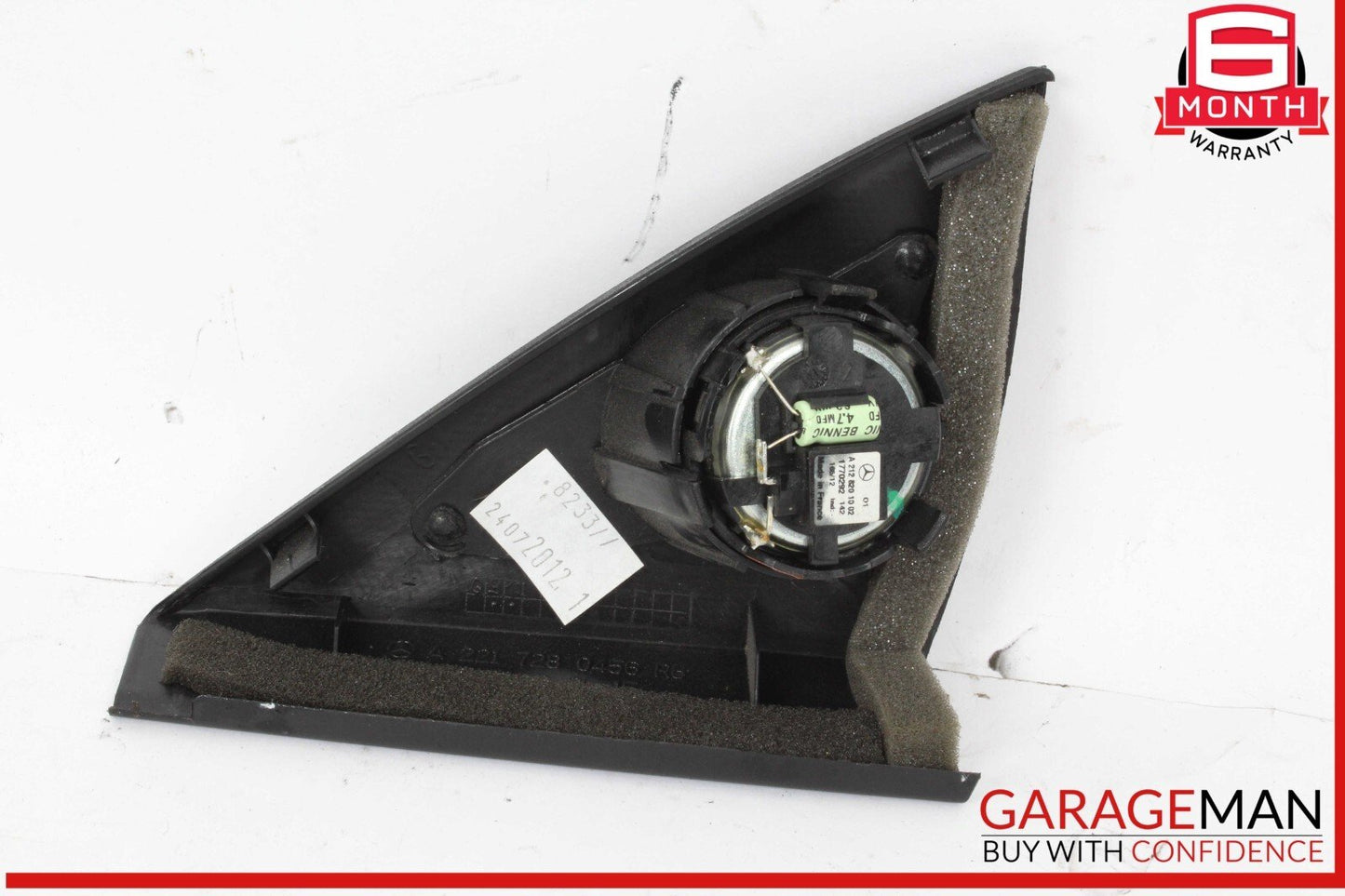 07-13 Mercedes W221 S550 Front Right Passenger Side Tweeter Speaker Cover Black