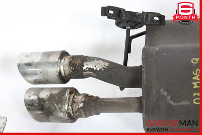 Maserati Quattroporte M139 Exhaust Mufflers Dual Tips Left & Right Side Set OEM