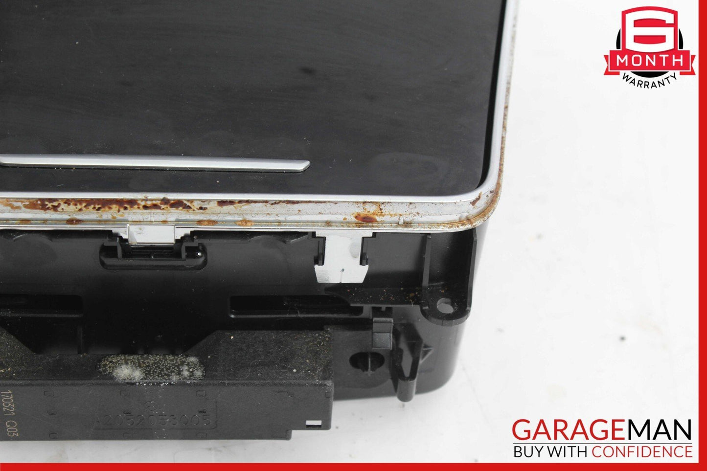 15-19 Mercedes W205 C350e C400 Center Console Cup Holder Compartment OEM