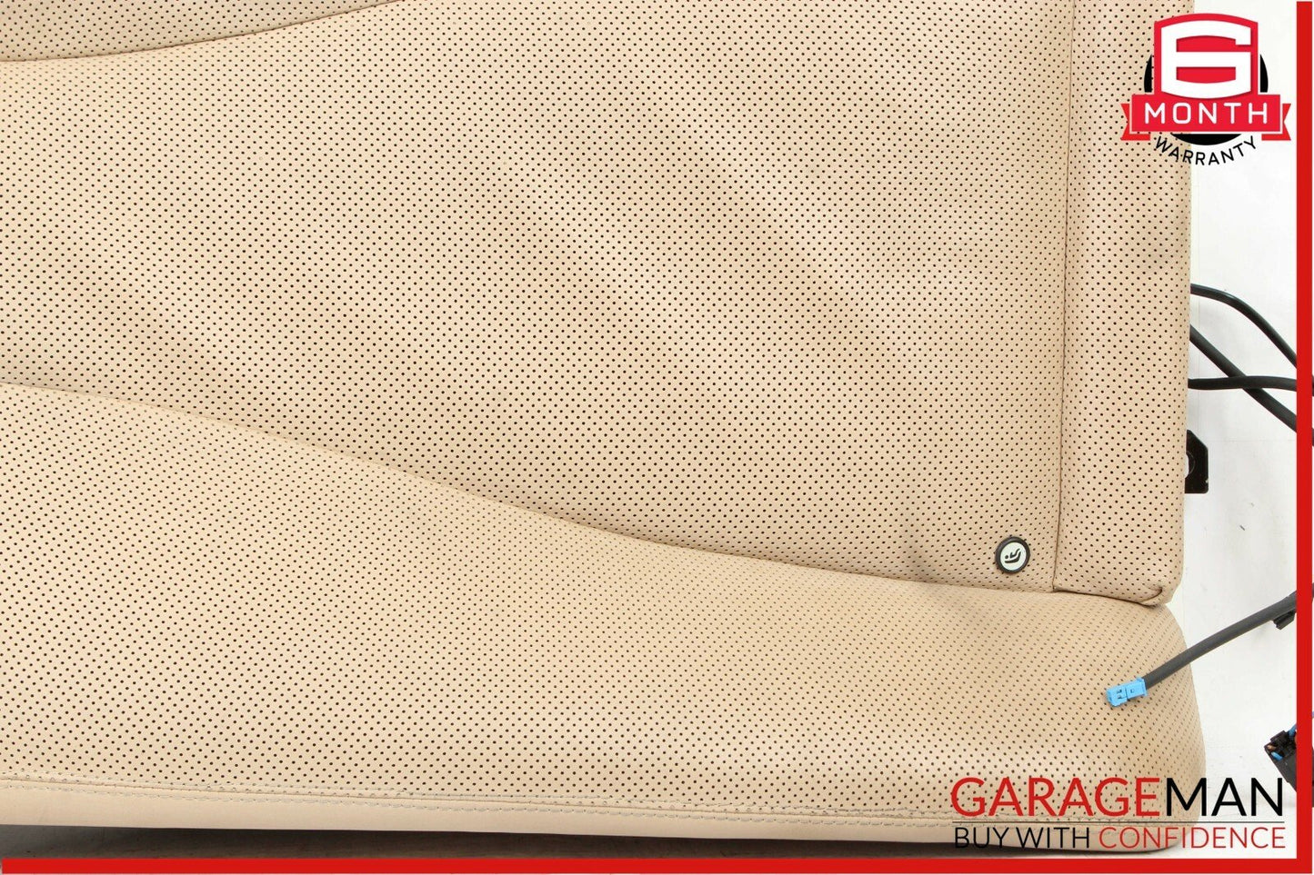 03-06 Mercedes W220 S600 Rear Right or Left Upper Recline Seat Cushion Cover OEM