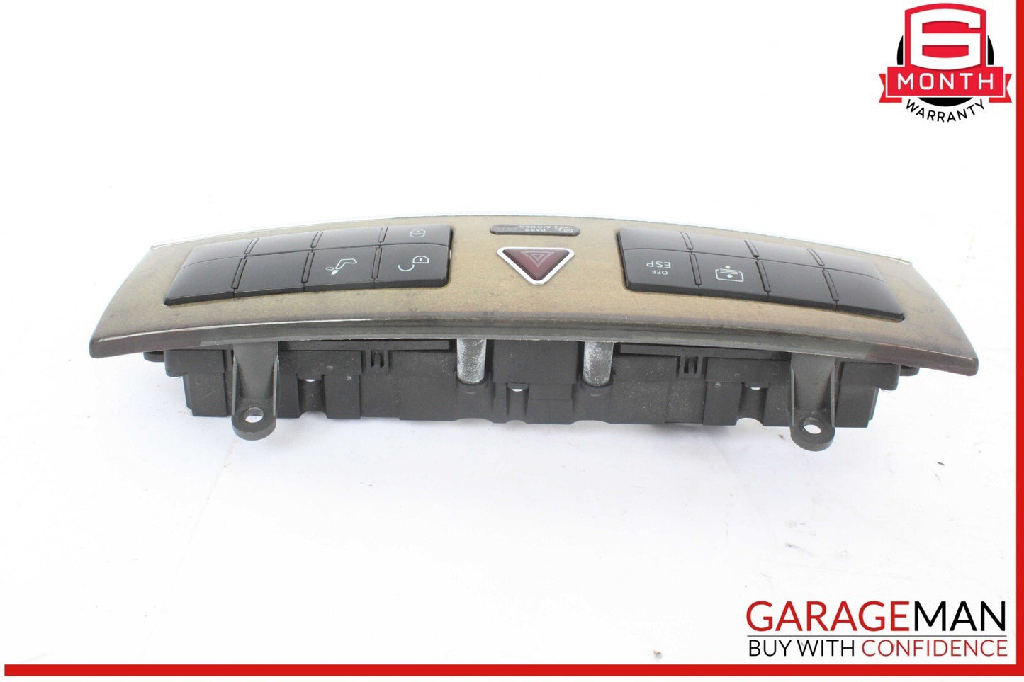 05-07 Mercedes W203 C230 Dashboard Dash Control Switch Panel Trim Wood OEM