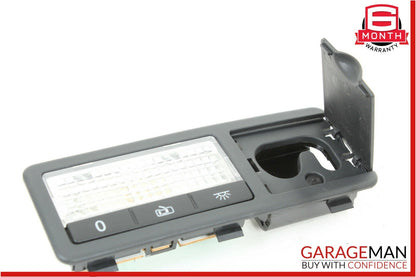 08-10 Porsche Cayenne 957 Rear Left Dome Reading Light Lamp Black OEM