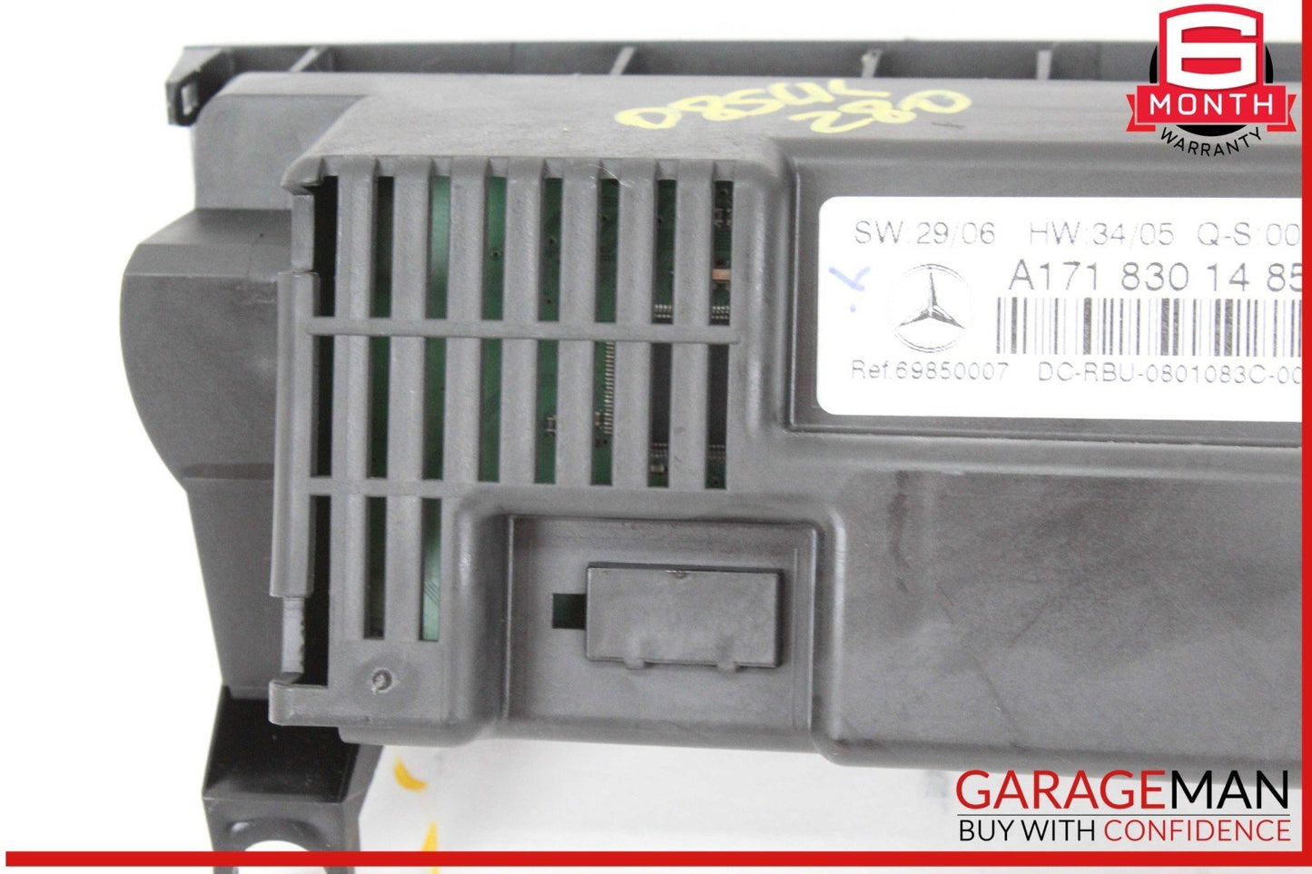 05-11 Mercedes R171 SLK280 AC A/C Heater Temperature Climate Control Switch OEM