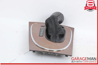 03-11 Mercedes W211 E320 Floor Gear Shift Shifter Boot Knob w/ Trim Cover Panel