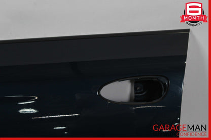 10-16 Porsche Panamera 970 Front Left Side Exterior Door Shell Frame Dark Blue