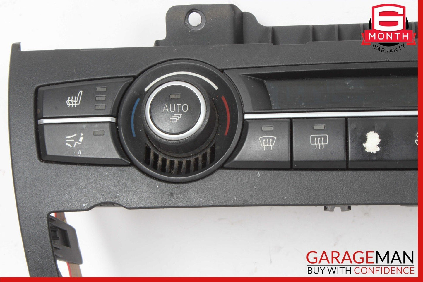 07-13 BMW X5 X6 HVAC HEATER AC CLIMATE CONTROL SWITCH PANEL W/ TRIM OEM