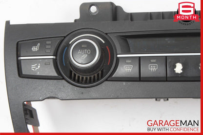 07-13 BMW X5 X6 HVAC HEATER AC CLIMATE CONTROL SWITCH PANEL W/ TRIM OEM