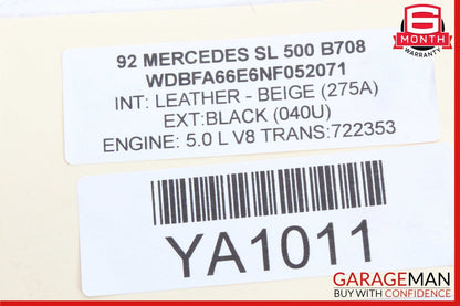 90-95 Mercedes R129 500SL 300SL SL500 Anti Theft Key Alarm Control Module OEM
