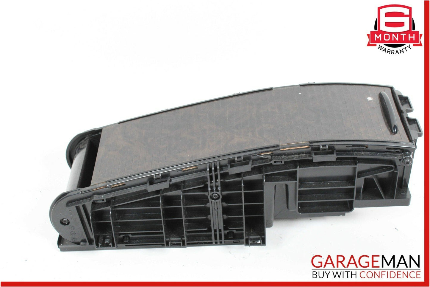 07-11 Mercedes CLS500 Rear Center Console Armrest Storage Compartment Walnut OEM