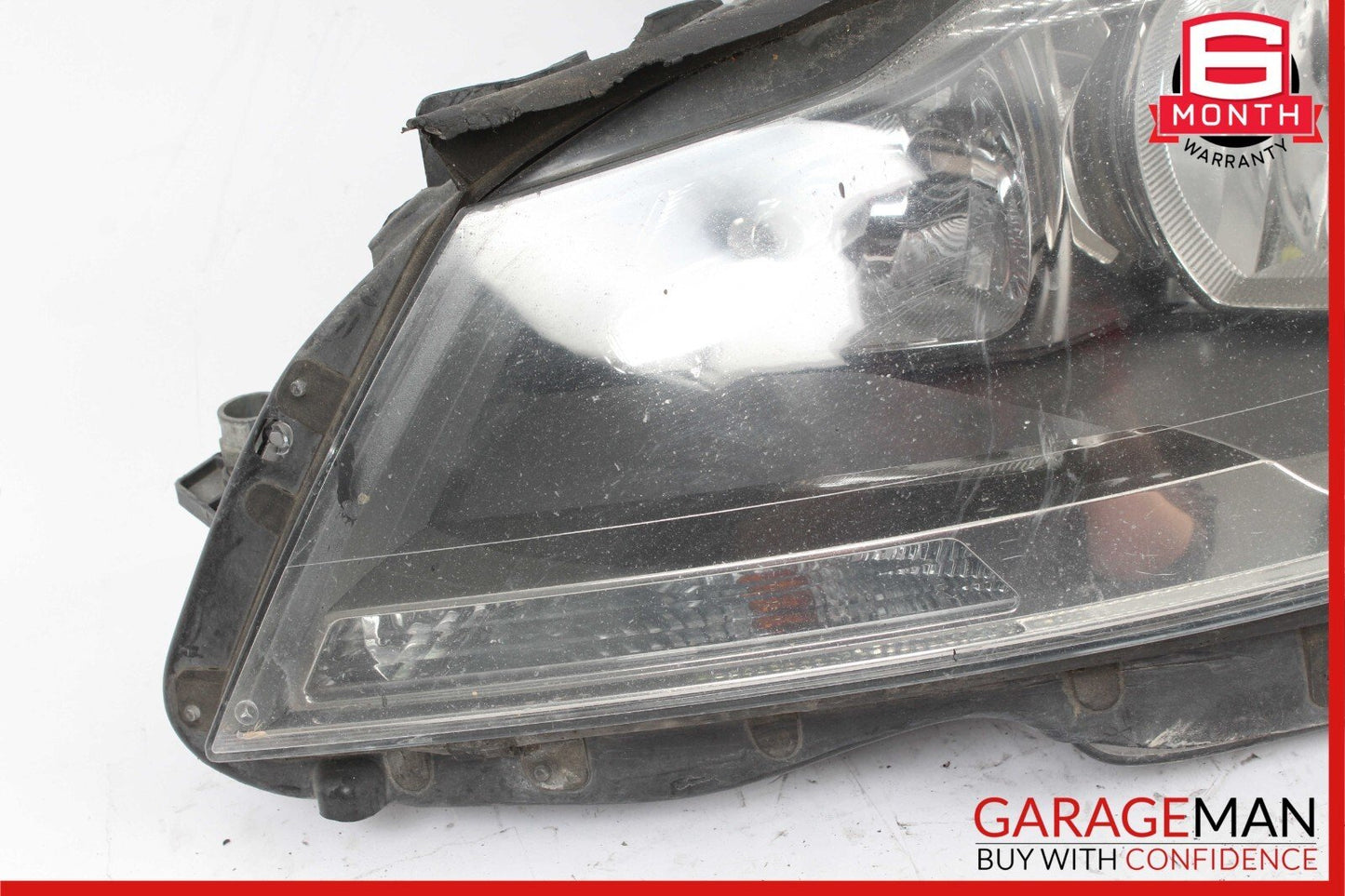 12-14 Mercedes W204 C300 C350 Front Left Halogen Headlight Head Light Lamp OEM