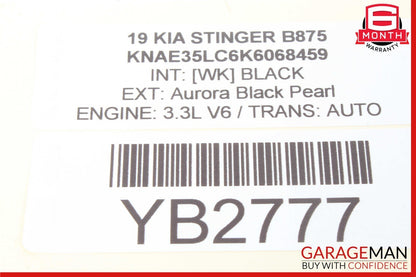 18-21 Kia Stinger Factory Owners Manual Assembly OEM