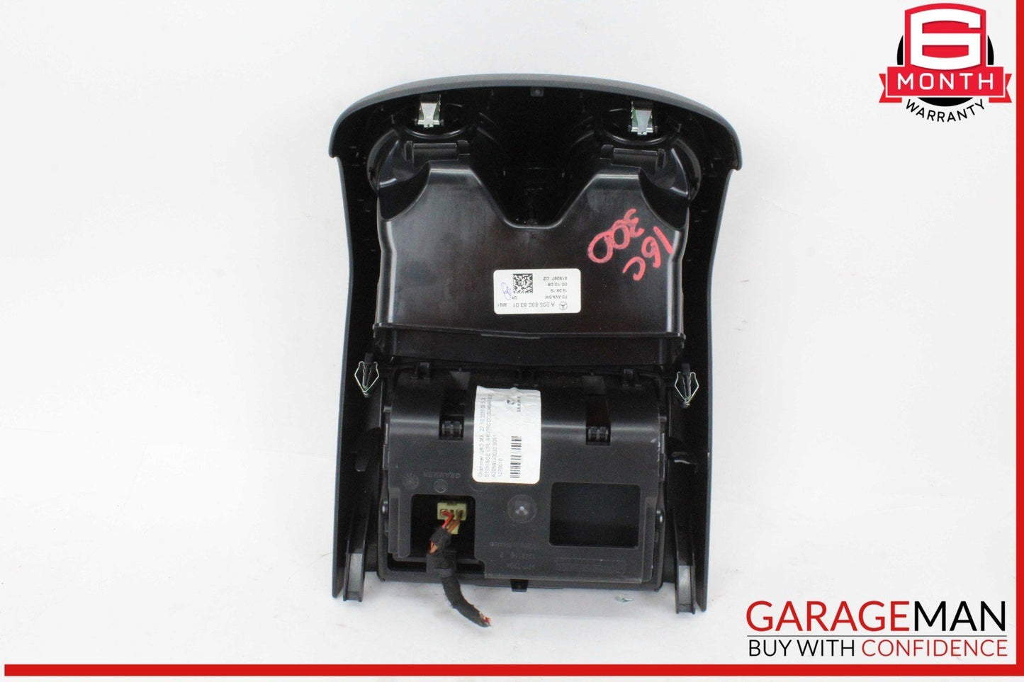 15-20 Mercedes W205 C300 C350e Rear Center Console A/C Air Vent Assy Black OEM