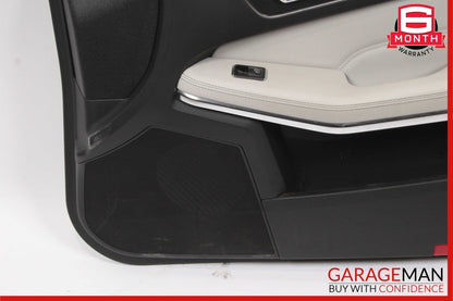 14-16 Mercedes W212 E350 Front Right Side Interior Door Panel Trim Assembly Grey
