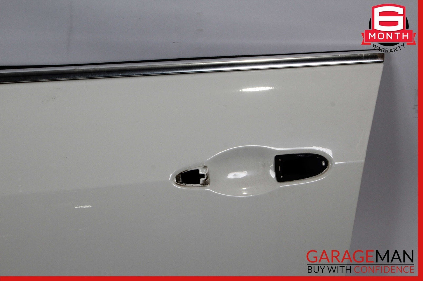 14-17 Maserati Ghibli M157 Front Left Side Exterior Door Shell Panel White