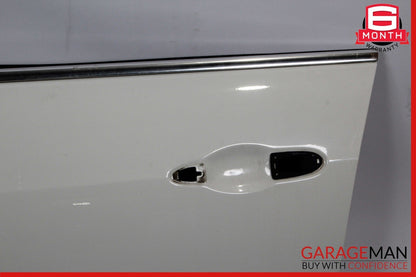 14-17 Maserati Ghibli M157 Front Left Side Exterior Door Shell Panel White