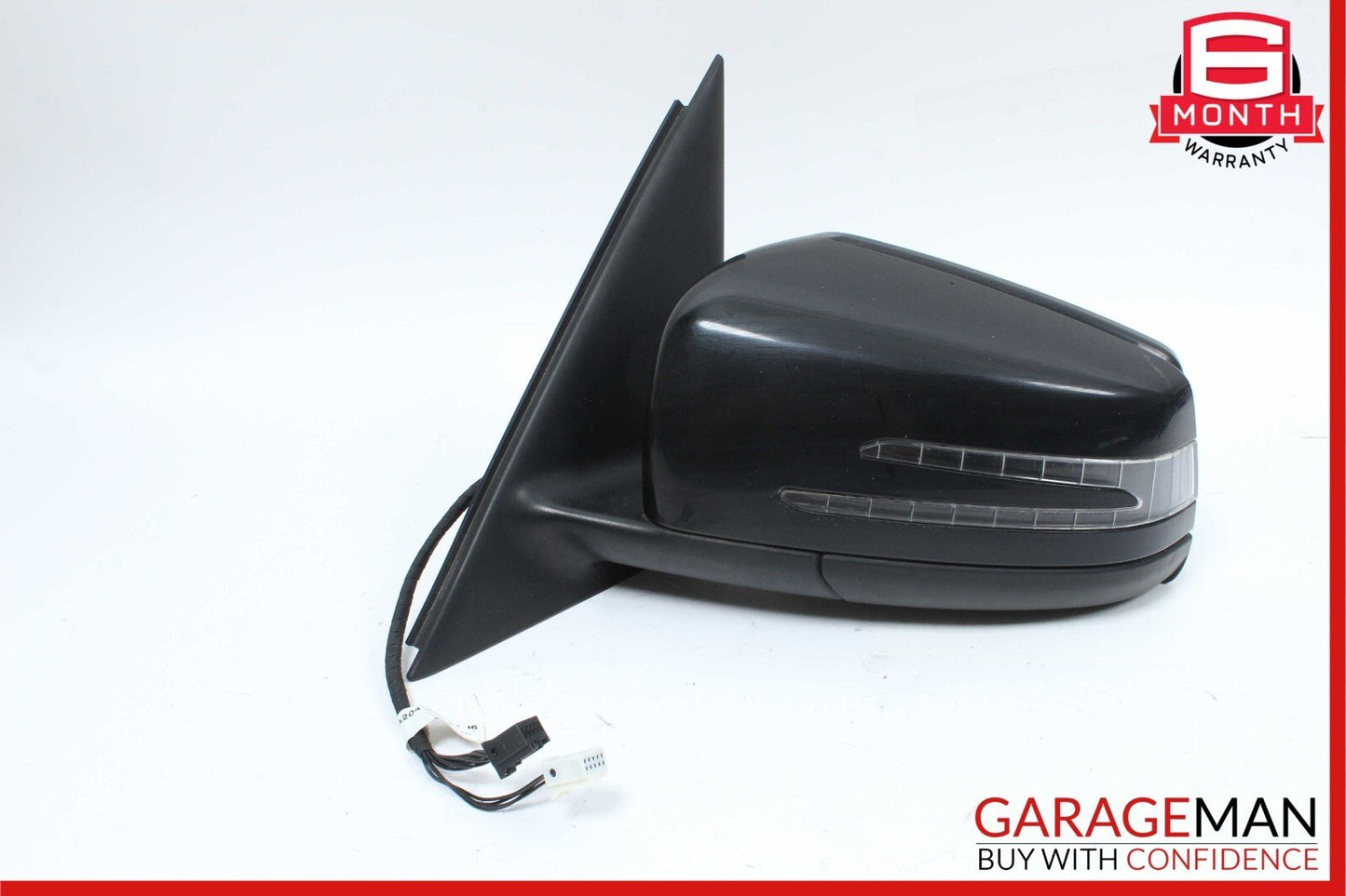 10-12 Mercedes X204 GLK350 Left Driver Side Rear View Door Mirror Black OEM