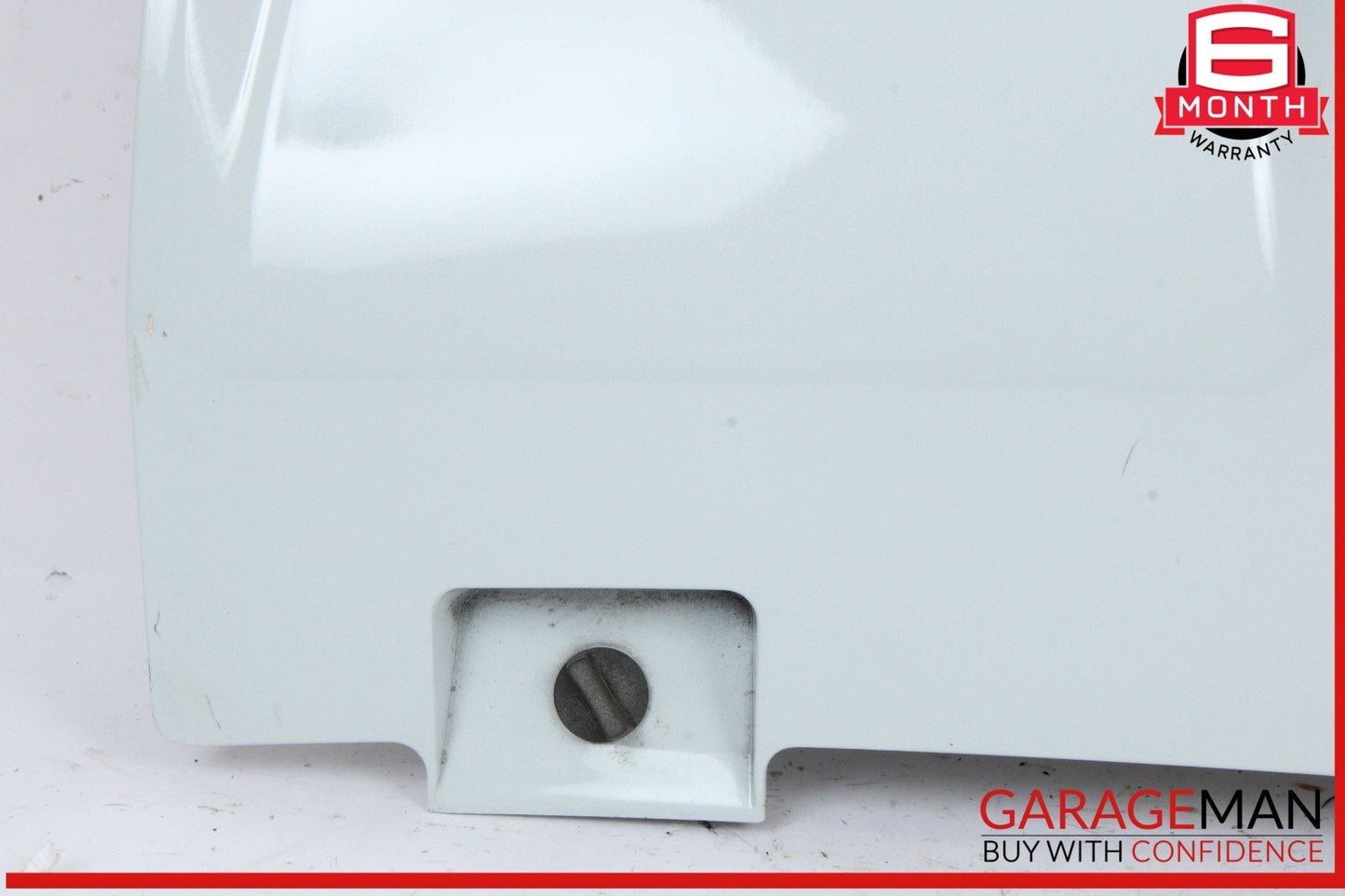 13-17 Audi Q5 Rear Bumper Spoiler Trim White 8R0807819L OEM