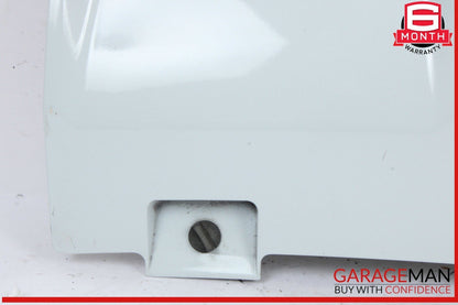 13-17 Audi Q5 Rear Bumper Spoiler Trim White 8R0807819L OEM