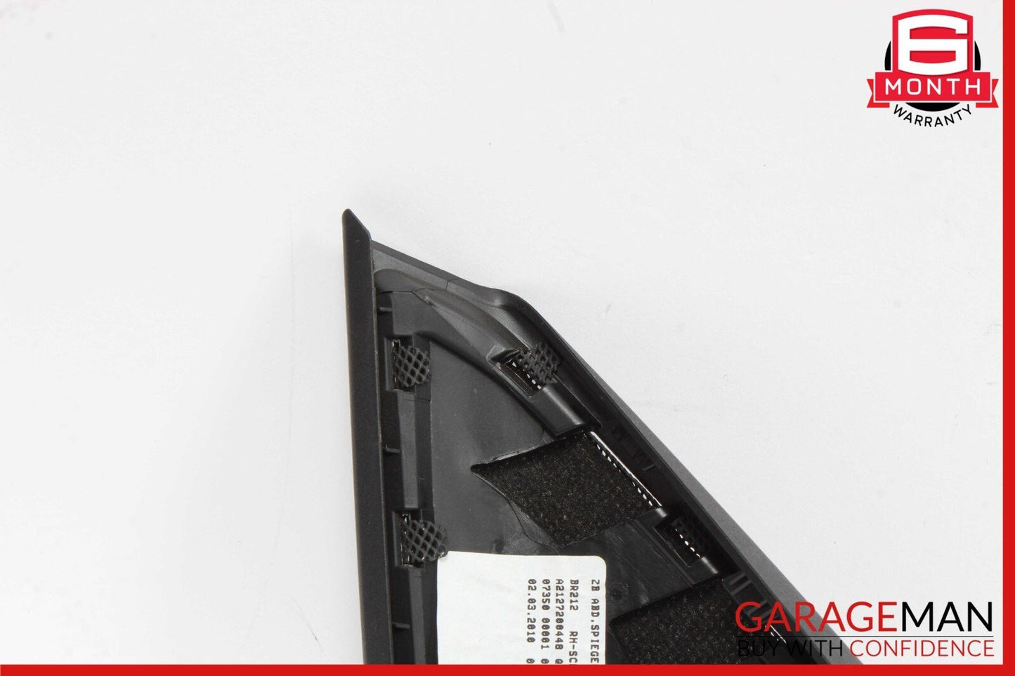 10-16 Mercedes W212 E400 E350 Front Right Door Panel Tweeter Speaker Cover Black