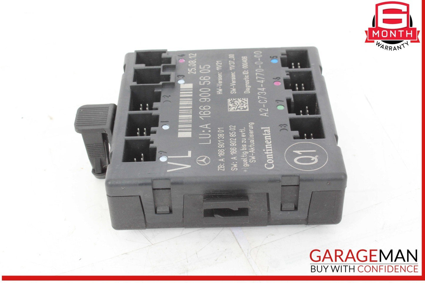 12-19 Mercedes X166 GL450 Front Left Drive Side Door Control Module Unit OEM