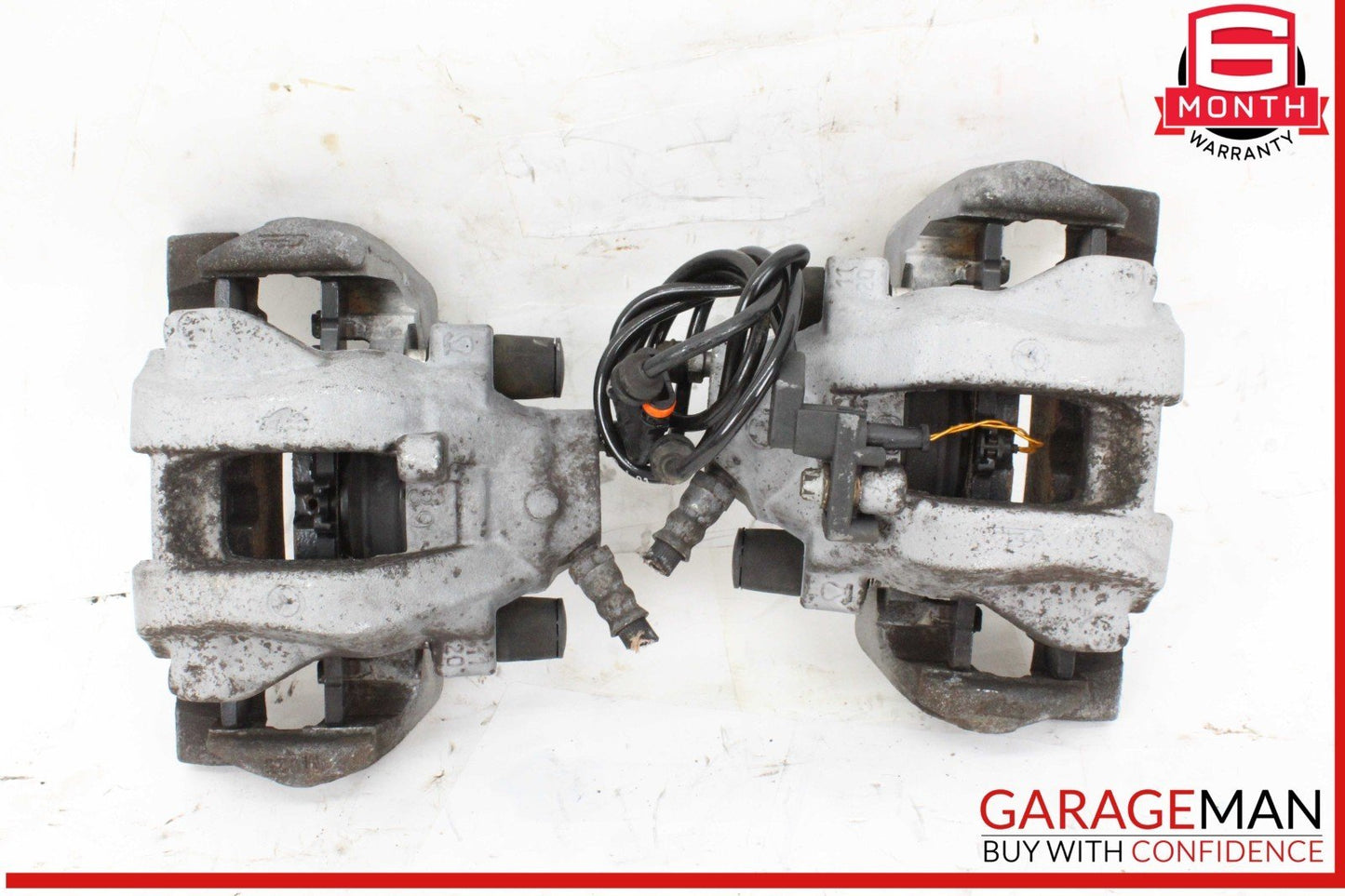 07-14 Mercedes W221 S400 Hybrid Rear Left & Right Side Brake Calipers Set OEM