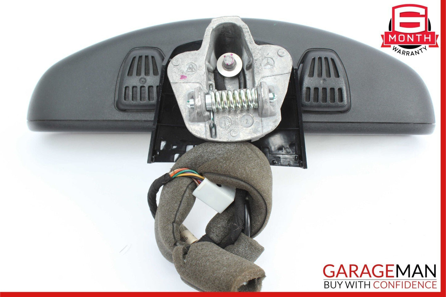 08-14 Mercedes W204 C250 C350 Top Upper Rear View Mirror Assembly Black OEM