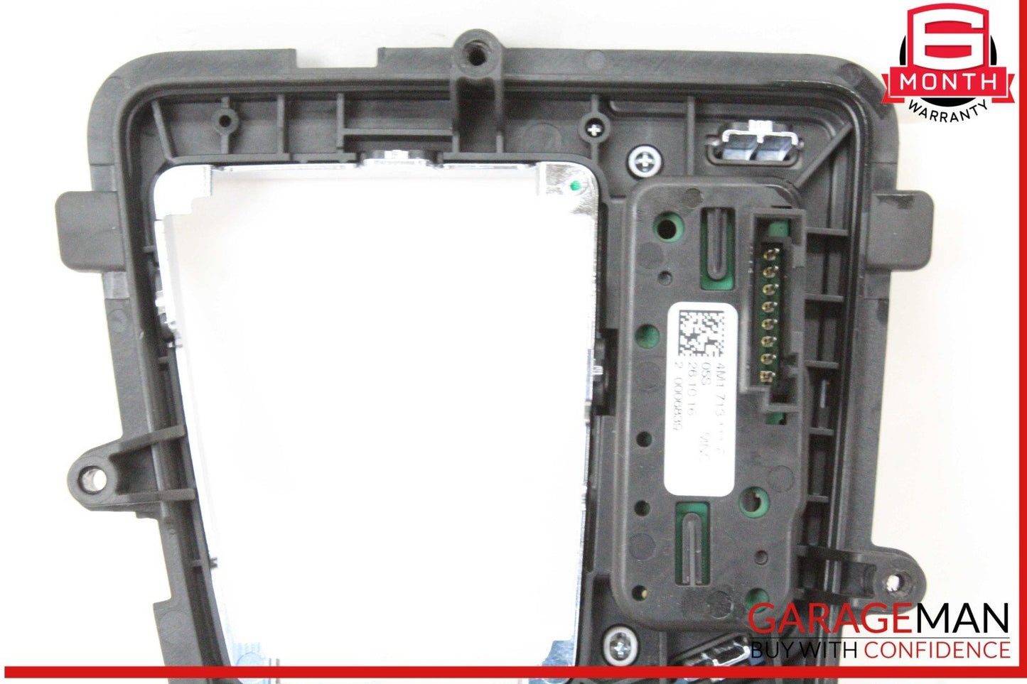 17-19 Audi Q7 Gear Shift Shifter Trim Cover Panel w/ Parking Brake Switch OEM
