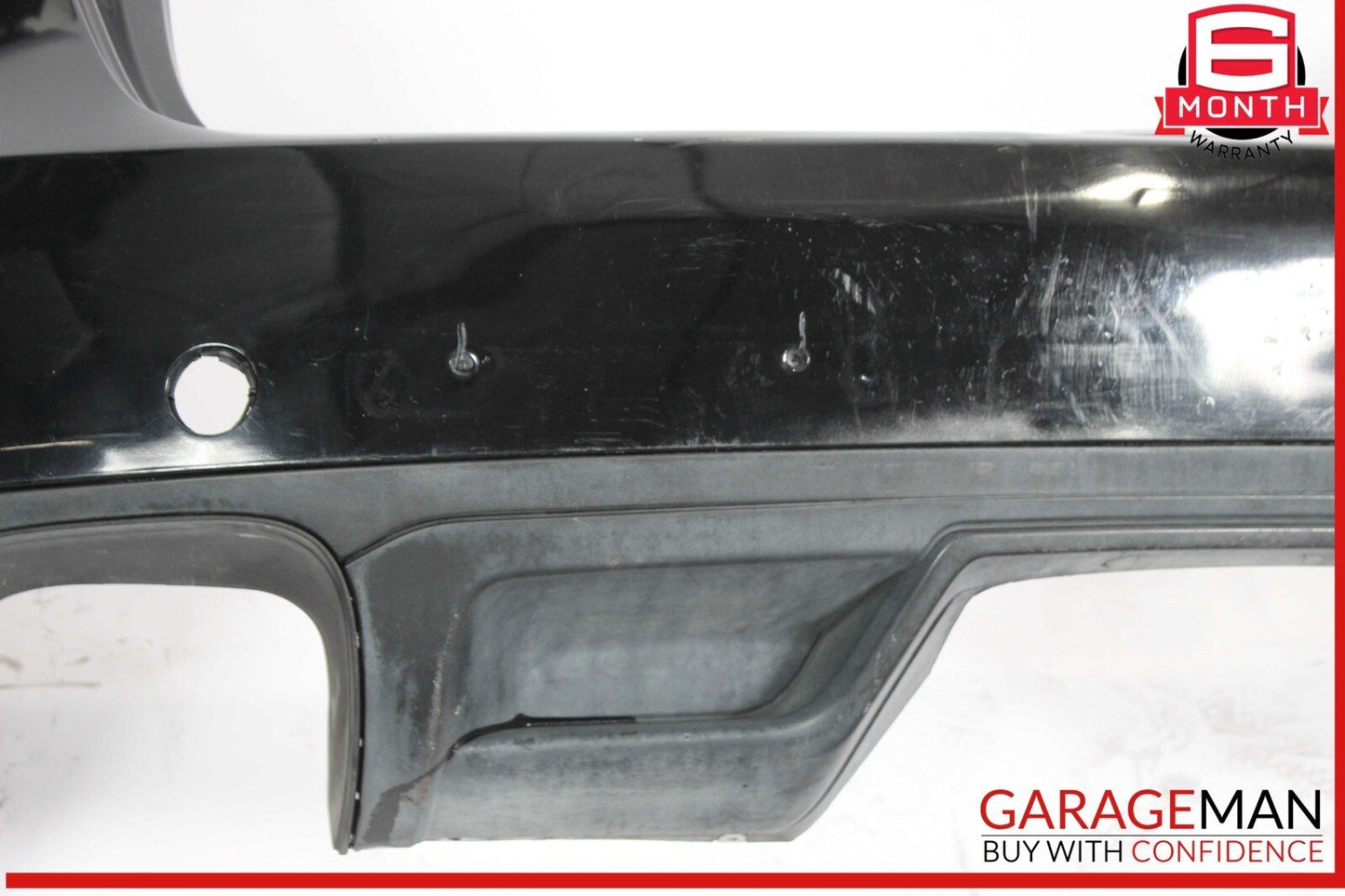 11-14 Porsche Cayenne 958 Rear Bumper Cover Panel Assembly Black OEM