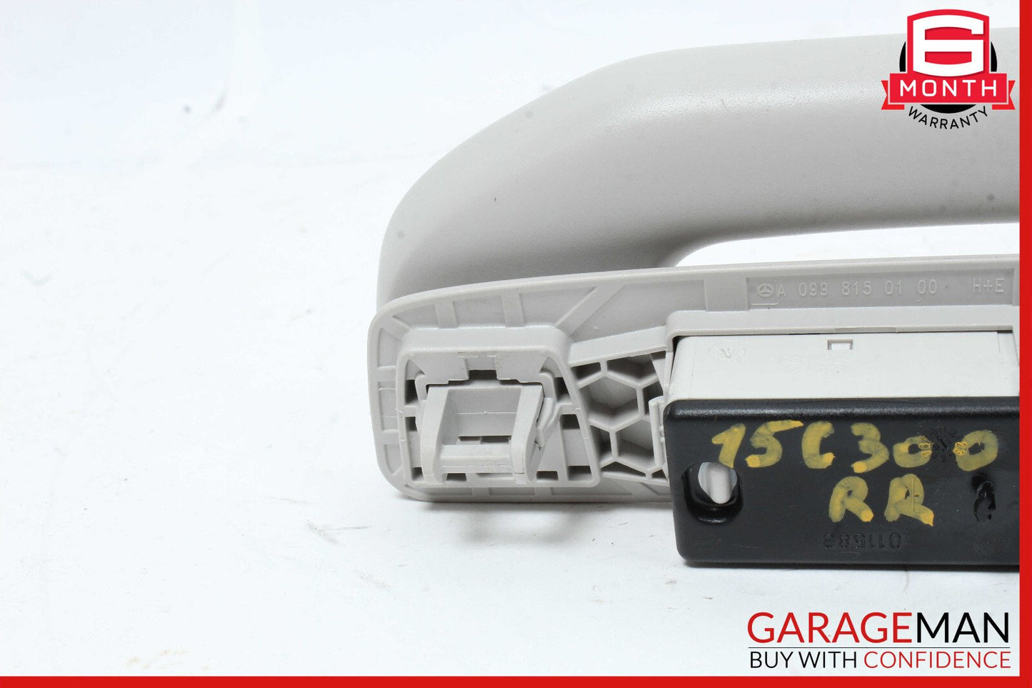 15-20 Mercedes W205 C300 Rear Right Side Roof Grab Handle w/ Lamp OEM