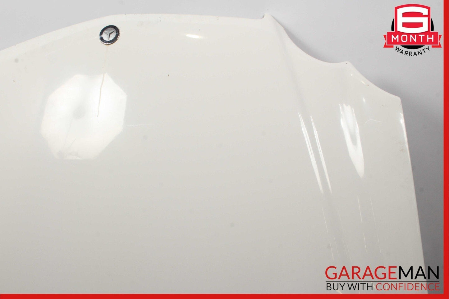 03-08 Mercedes R230 SL500 SL600 Front Hood Lid Bonnet Air Vent Cover Assy White