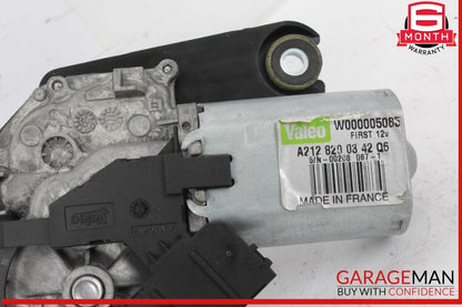 10-16 Mercedes W212 E350 Tailgate Window Wiper Motor 2128200342 OEM