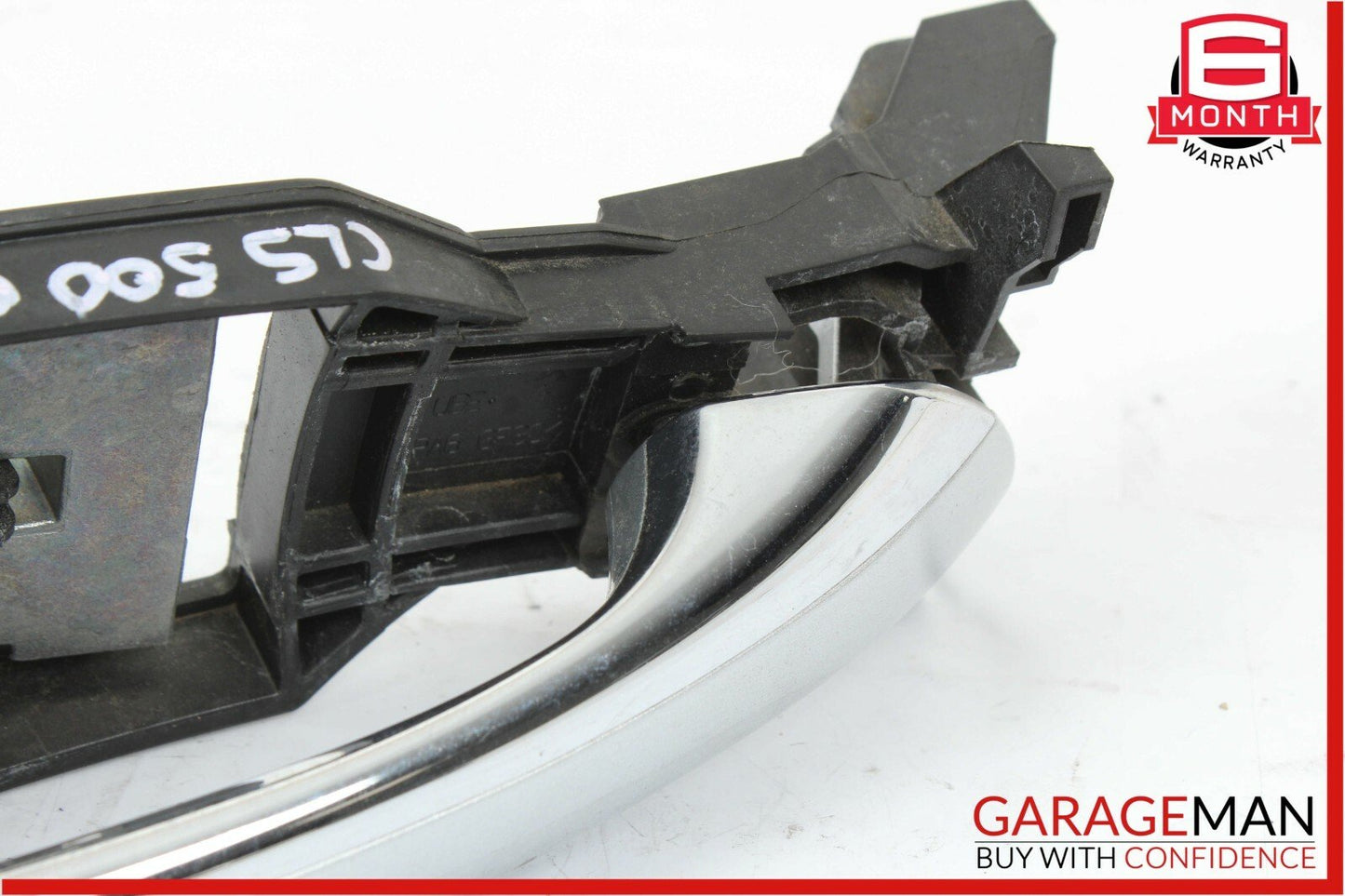 06-11 Mercedes W219 CLS500 Front Right Passenger Exterior Door Handle Silver