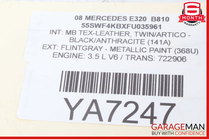 06-12 Mercedes W211 E320 CLS550 SL550 TPMS Tire Pressure Control 1645404701 OEM