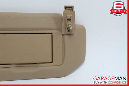 06-08 Mercedes W251 R350 Front Right Passenger Sun Visor Sun Shade Cover Brown