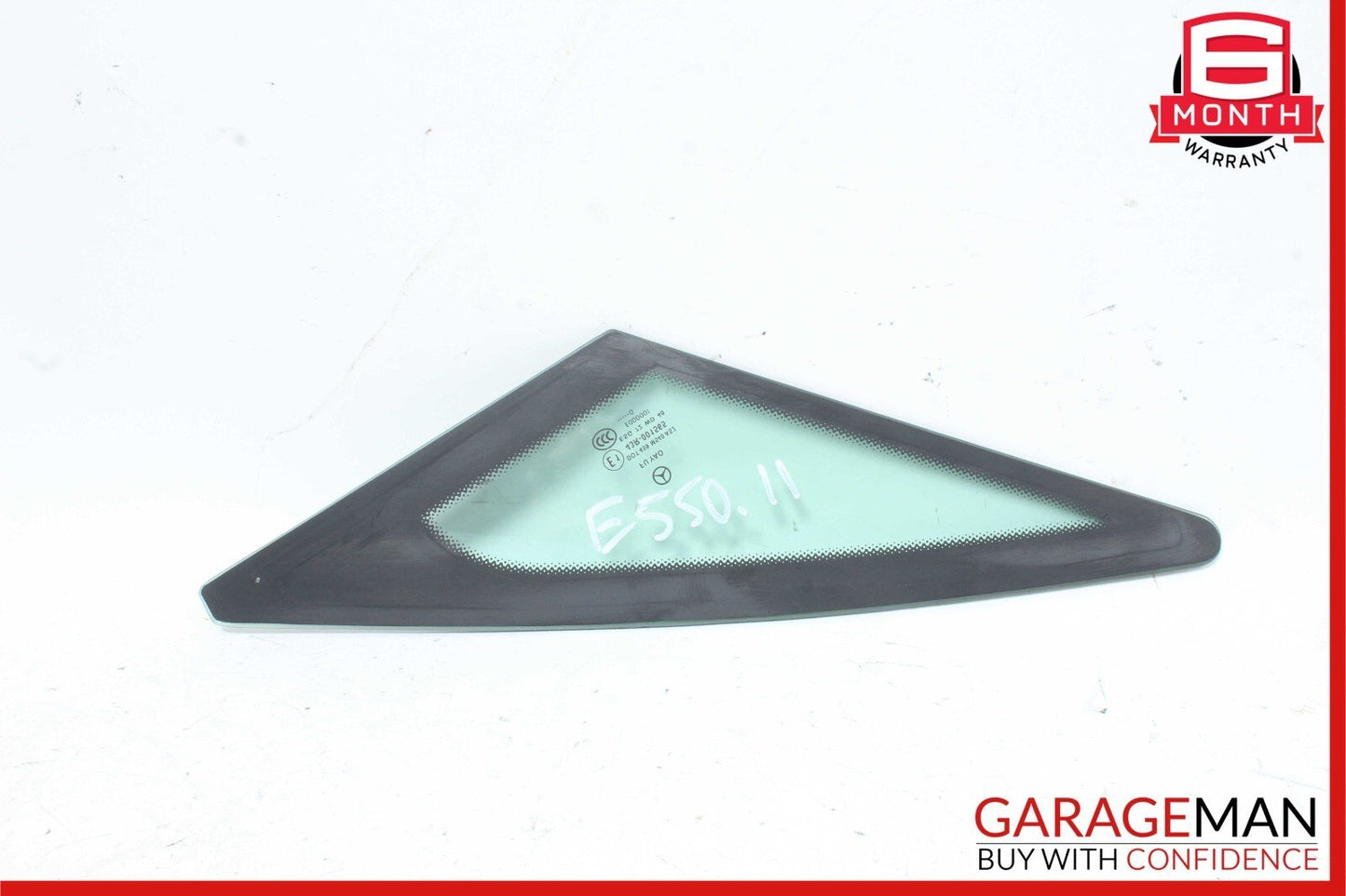 10-13 Mercedes W207 E550 Coupe Rear Right Passenger Side Quarter Window Glass