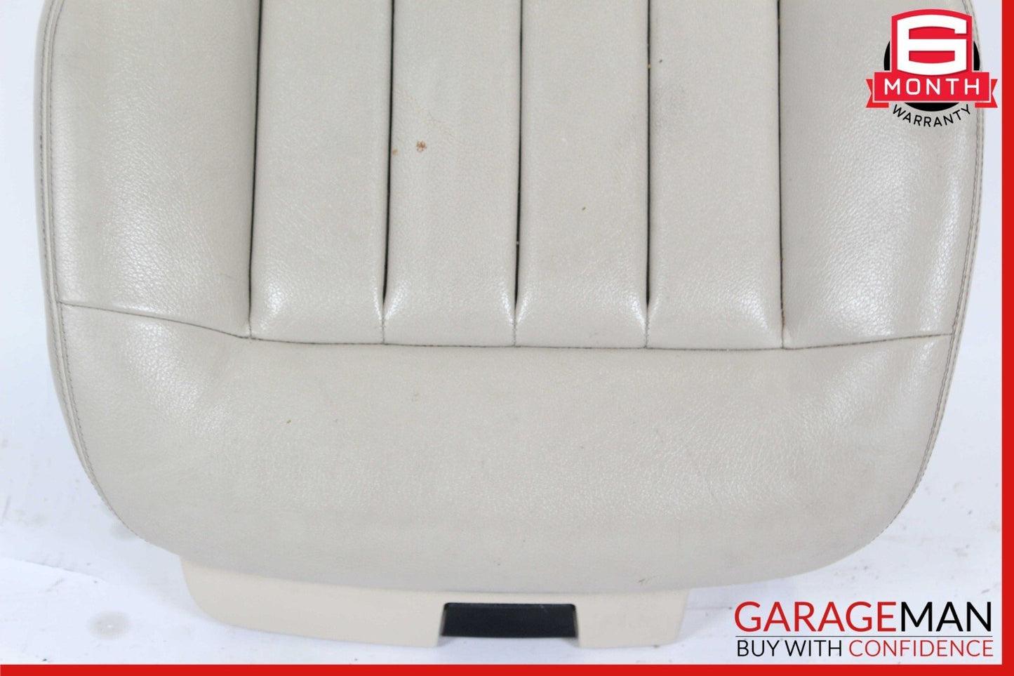 10-16 Mercedes W212 E350 Front Right Lower Bottom Seat Cushion Cover Gray OEM