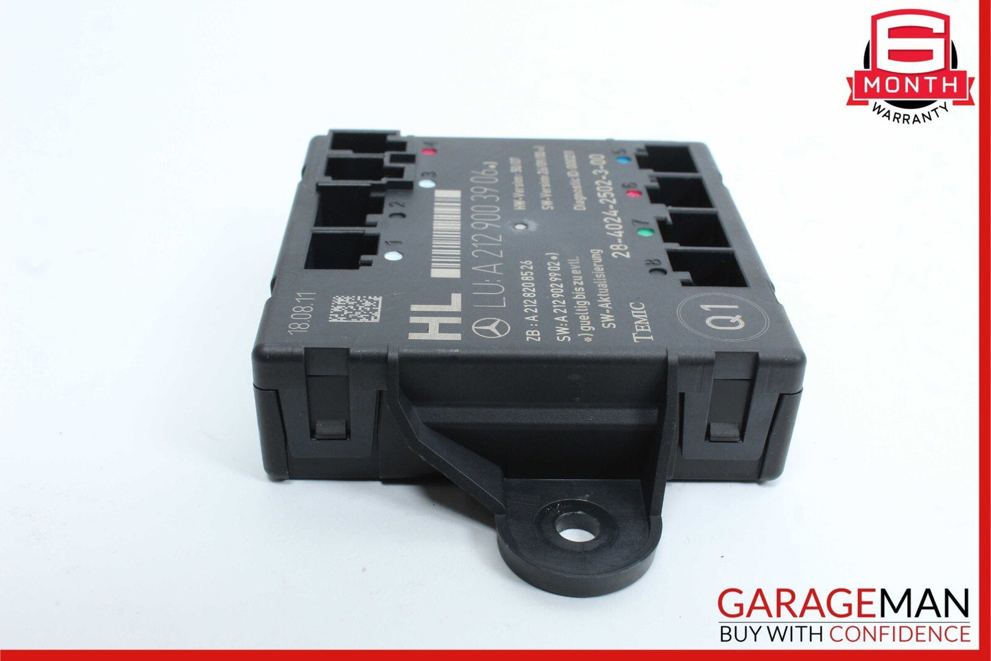 08-14 Mercedes W204 C250 C300 Rear Left Side Door Control Module Unit