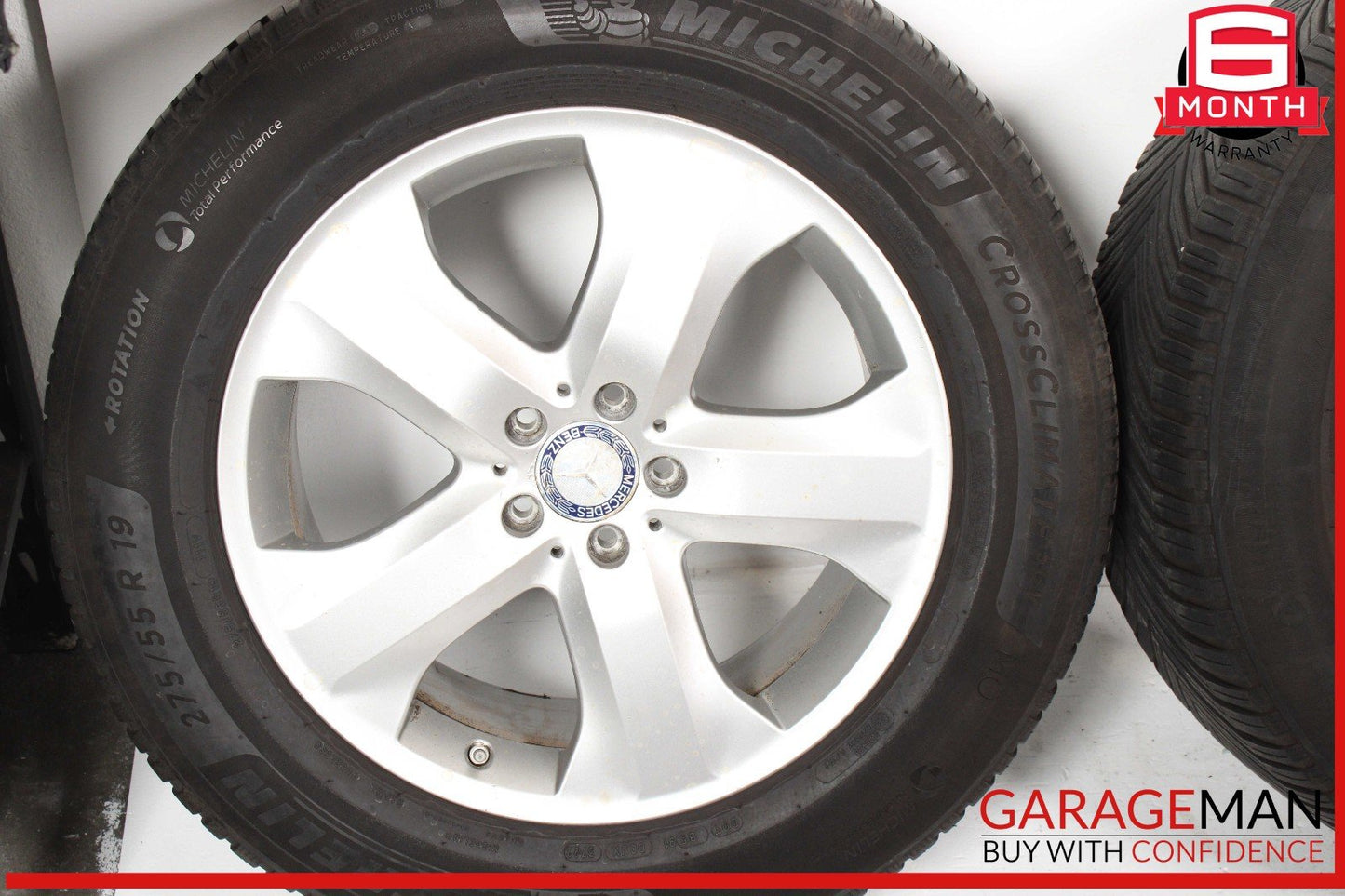 09-12 Mercedes X164 GL350 GL450 8.5Jx19H2 Complete Wheel Tire Rim Set of 4 Pc