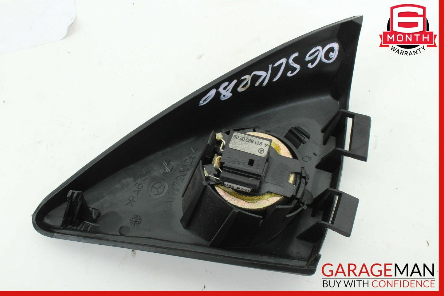 05-08 Mercedes R171 SLK280 Front Right Passenger Side Door Tweeter Speaker Cover