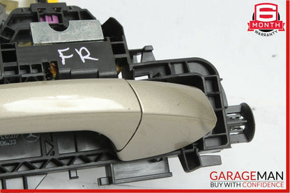 08-11 Mercedes W204 C300 Front Right Exterior Door Handle w/ Door Actuator Beige