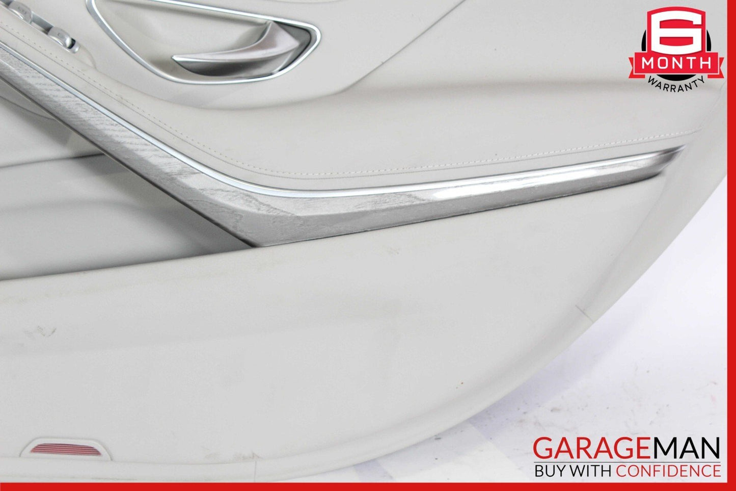 14-17 Mercedes W222 S550 S500 Rear Right Side Interior Door Panel Cover Gray