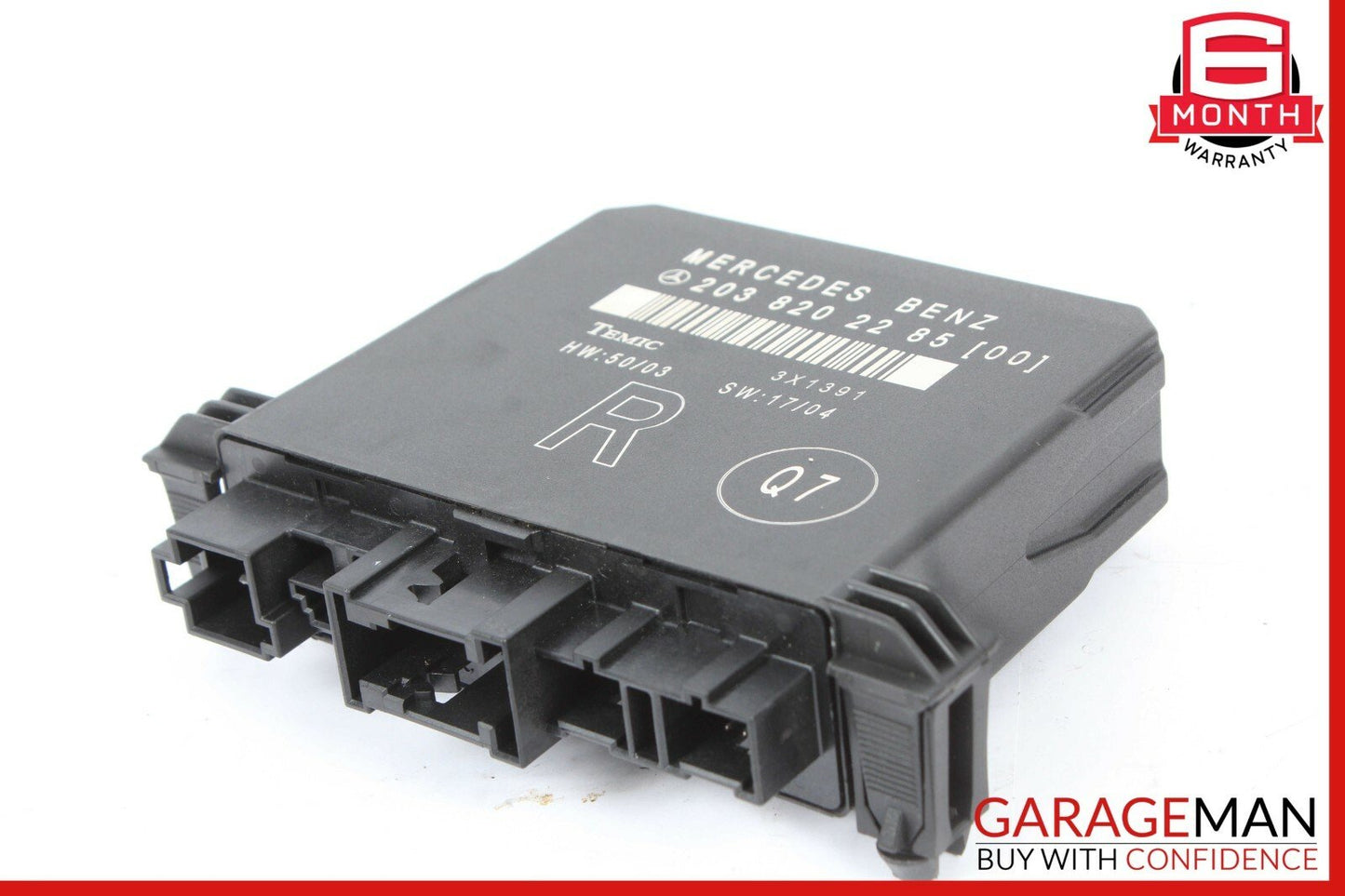 01-07 Mercedes W203 C55 AMG C230 Rear Right Side Door Controller Module Unit